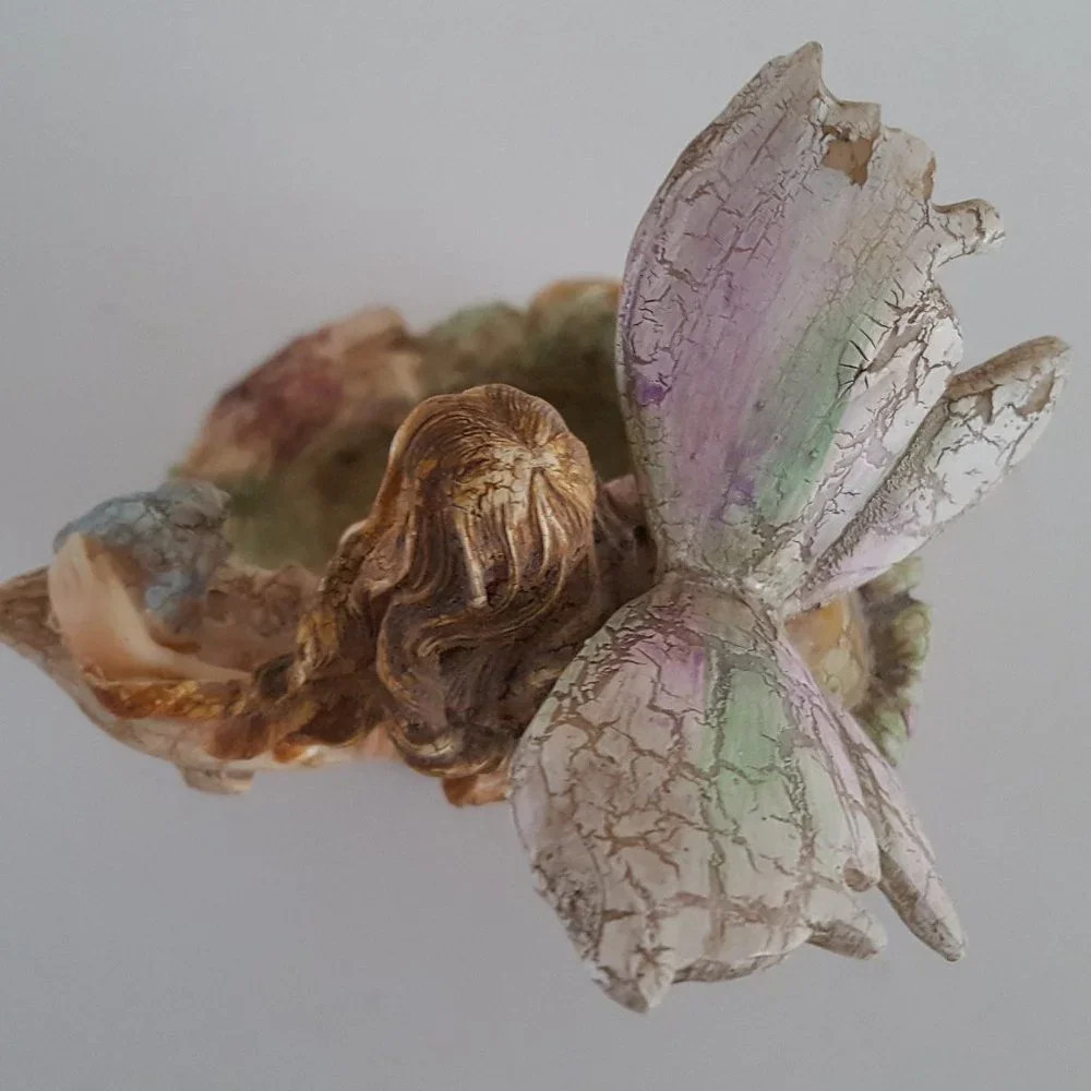 Jewelry Holder Fairy Resin Small
